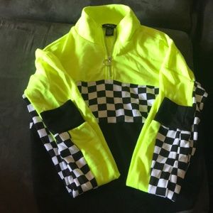 Cropped Polyester Sweatshirt